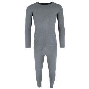 CTM Men's Big & Tall Insulated Thermal Underwear Long Sleeve and Pant Set by